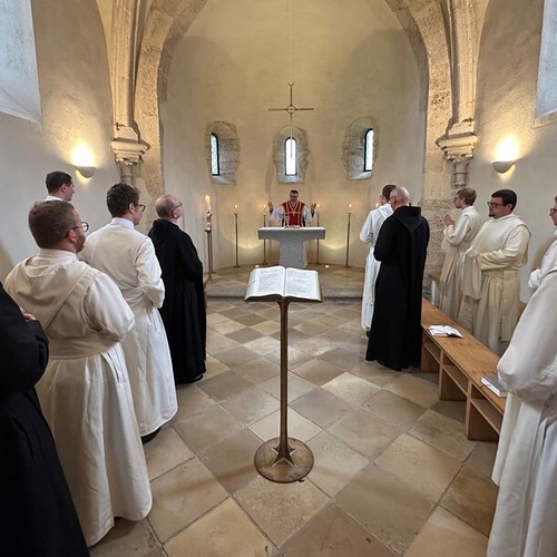Gottesdienst in der Erentrudiskapelle / P. Maximilian Krenn