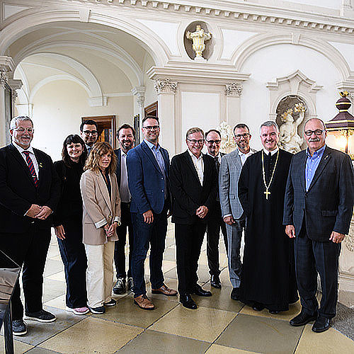 Delegation aus Kanada zu Besuch in Göttweig / Stift Göttweig / Pater Pius Nemes Delegation aus Kanada zu Besuch in Göttweig