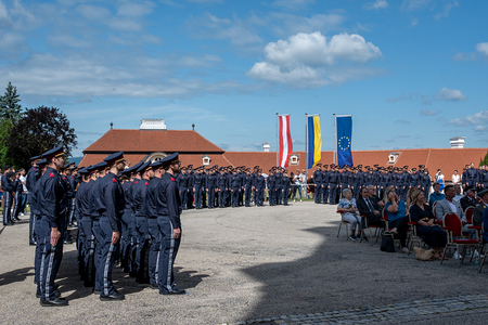 Ausmusterung und Angelobung Polizei 2025