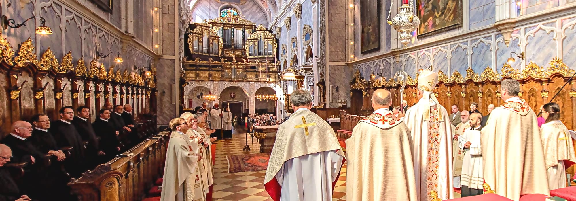 Profess in der Stiftskirche / P. Pius Nemes