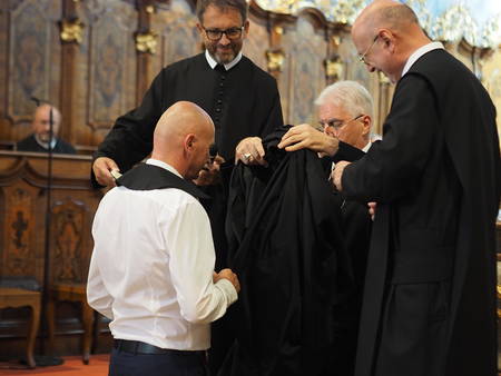 Einkleidung fr. Lukas M. Wolf / Julia Sanftl